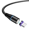 5A super fast charging cable 360 degree magnetic data cable 1m 2m type c usb cable