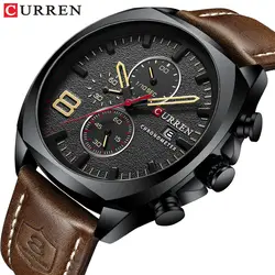 luxury top brand watches CURREN men's military ana