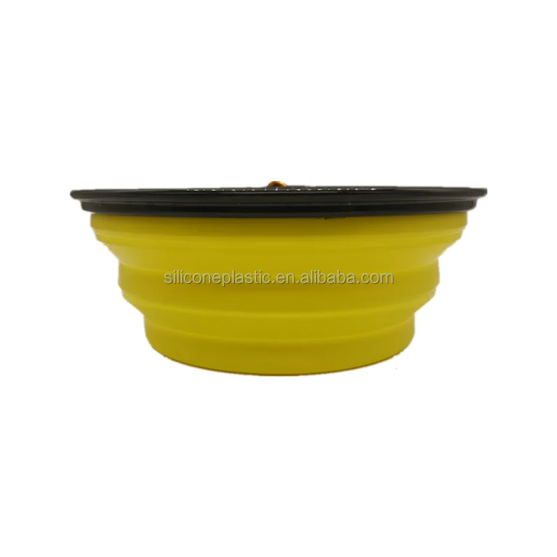 

2021 new design Collapsible portable pet bowl double, Customized color