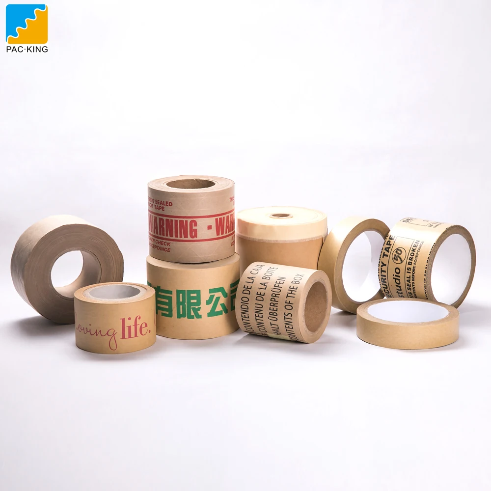 
Reinforced Gummed Paper Tape Water Activated Kraft Paper Tape 