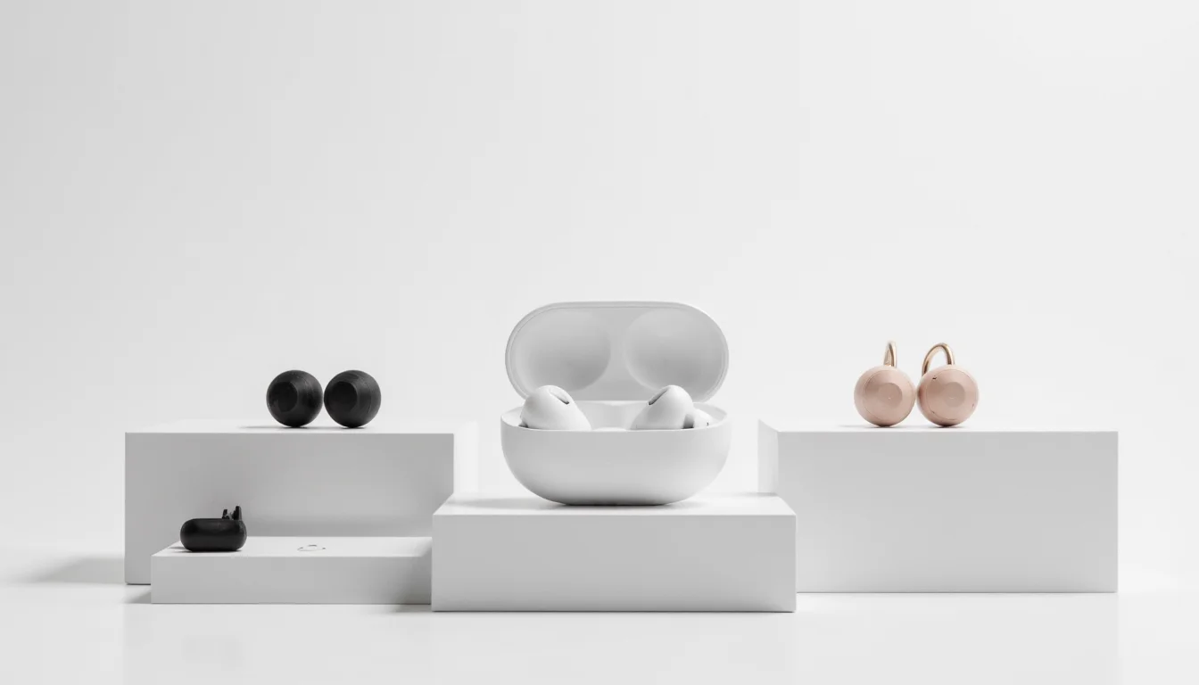 Products being displayed