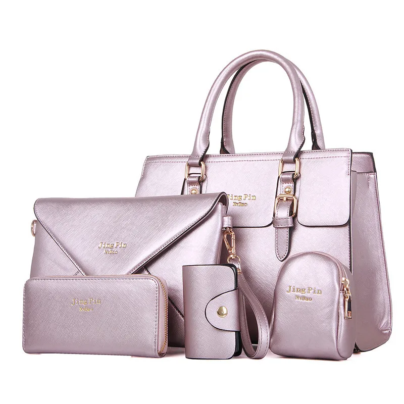 

wholesale pu leather Key case Cartera tote bag handbag hand bags with custom logo