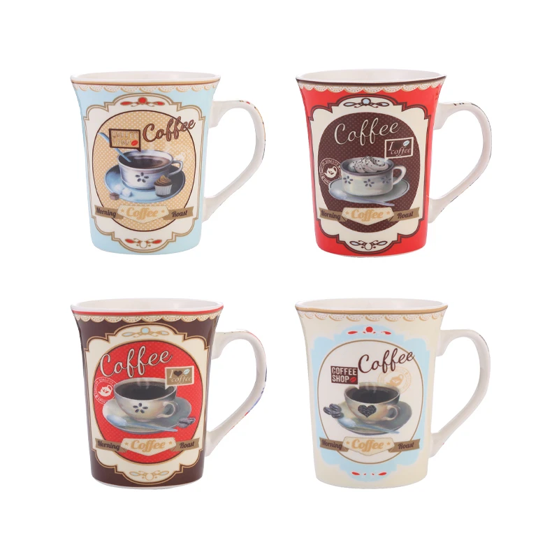 

polymer mugs for sublimation arabic coffee cups set ceramic black mug