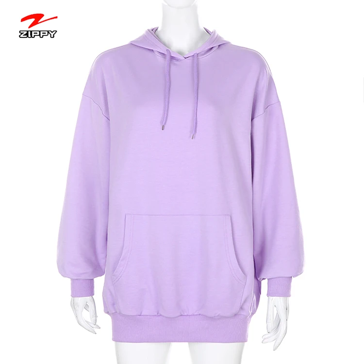 

Girls street fashion casual loose top print hoodie, Customized color