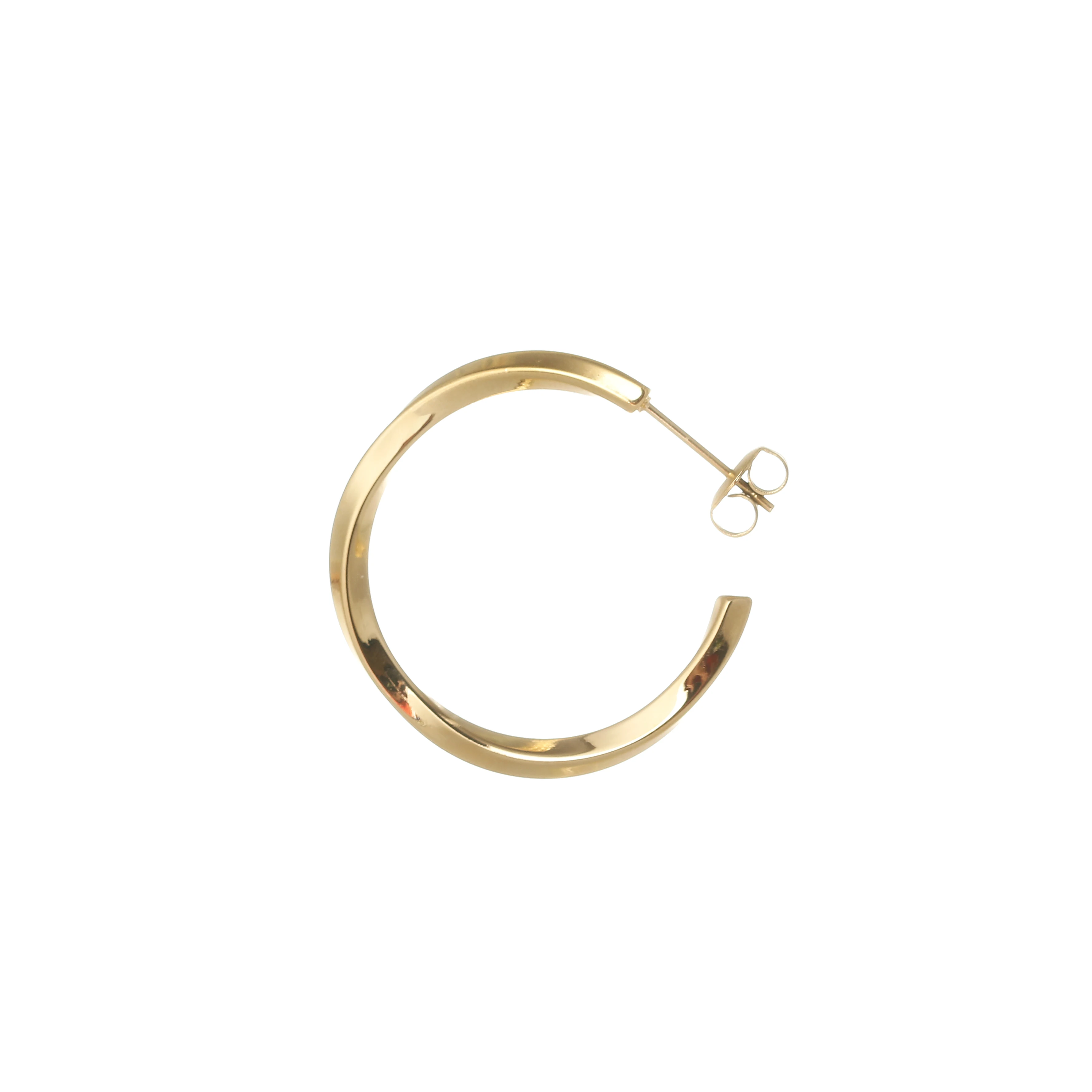 

Stylish High Quality Stainless Steel Cheap Gold Plated Hoop Earrings