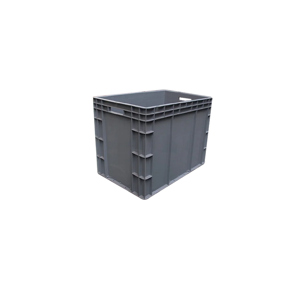 

600*400*450 YINHOO Wholesale environment-friendly 100%PP Industrial EU Stackable Plastic Box, Gray,blue or custom