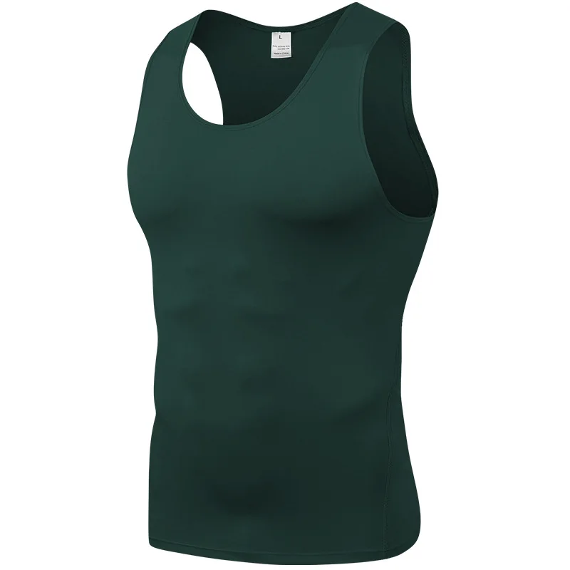

Fitness Tight Quick Dry Sleeveless Mens Tank Top Travel Vest Gym Tank Top