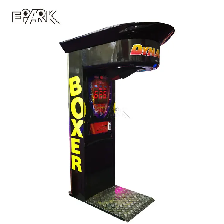 

Coin Operated Material Hardware Hammer Boxing Machine For Points, Black