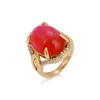 14766 Latest gold ring designs for girls, 18k gold color fashion royal zircon ring