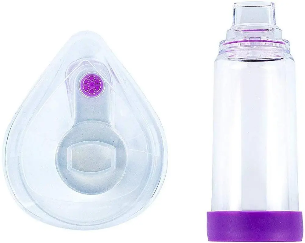 
Greatcare Medical PVC aero chamber for asthma treatment with silicone mask Respiratory Care 