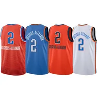

Customized Shai Gilgeous-Alexander Jersey Design Basketball Shorts Embroidered #2 Shai Gilgeous-Alex Basketball Jersey/ Uniform