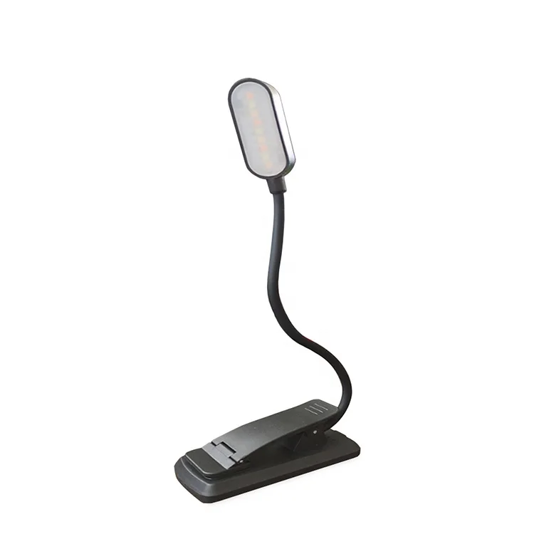 
Flexible Music Stand variable LED lamp Light platinum Clip-on&Adapter Mighty Bright Book Reading Lamp 