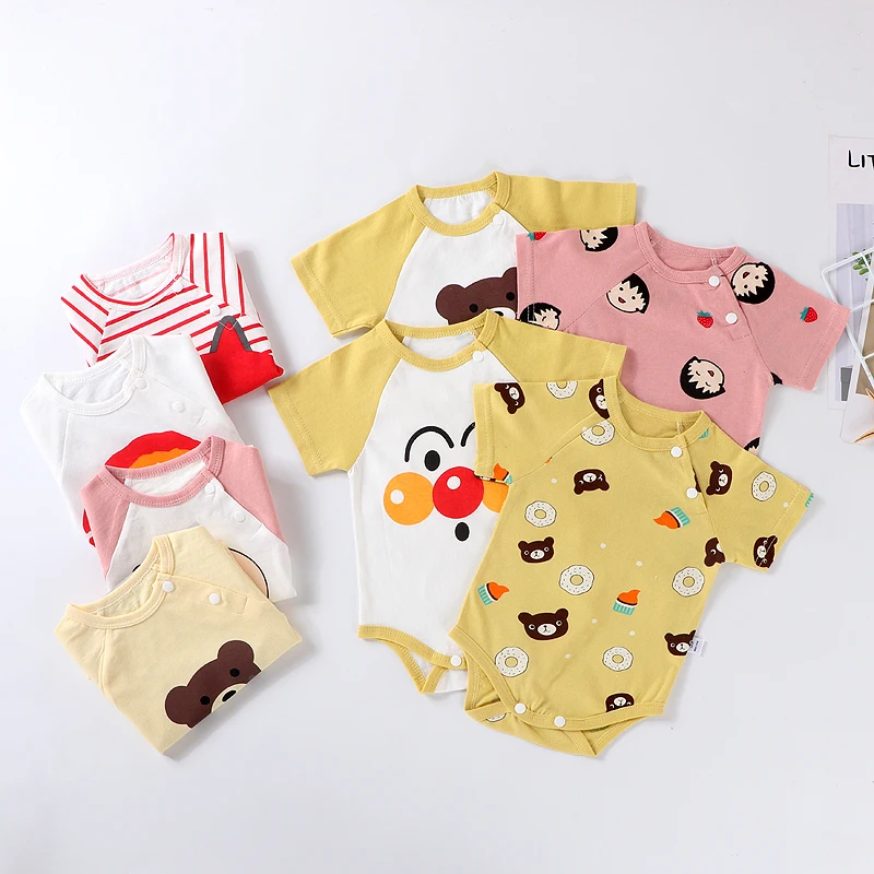 

Factory Wholesale cotton knitted baby clothes romper from china OEM ODM