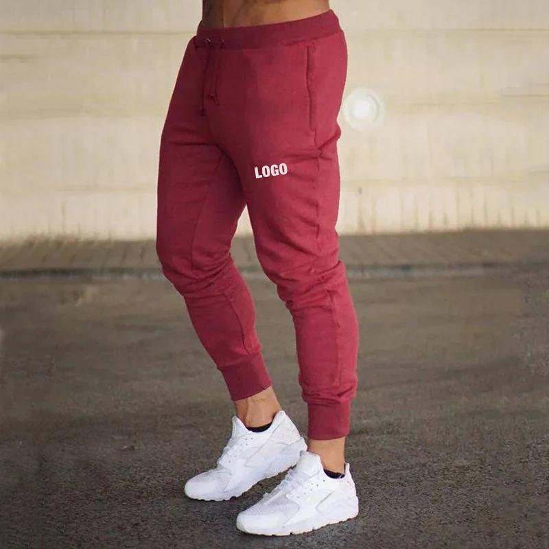 

Custom logo mens track pants jogger gym sweat workout fitness soft wear men's sport joggers, Customized color