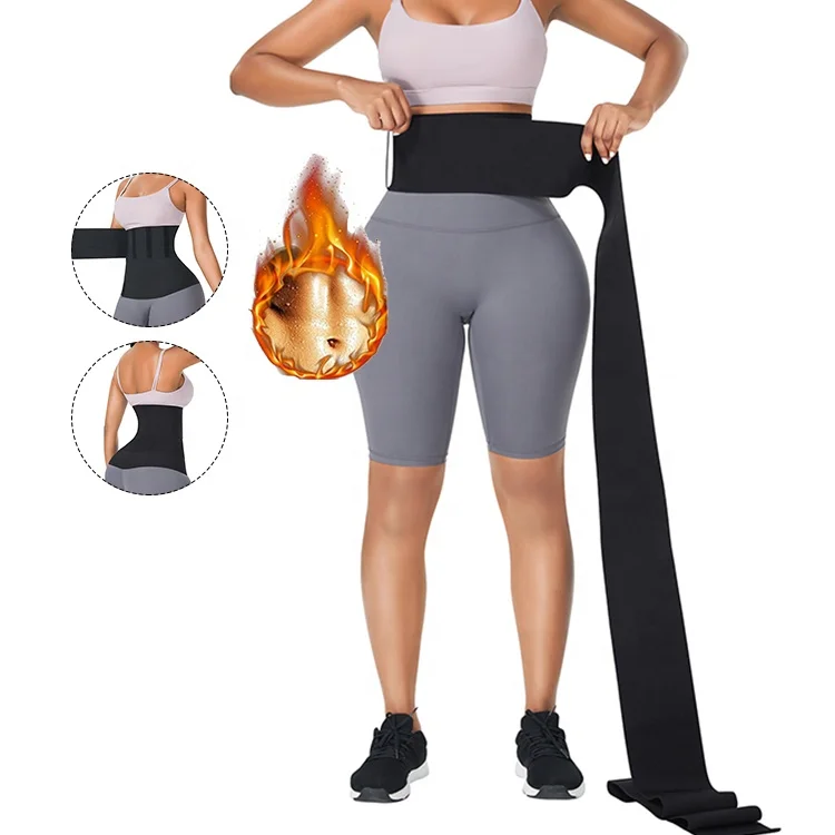 

Breathable High Compression Waist Trimmer Trainer Belt Bandage Tummy Wrap Waist Trainer