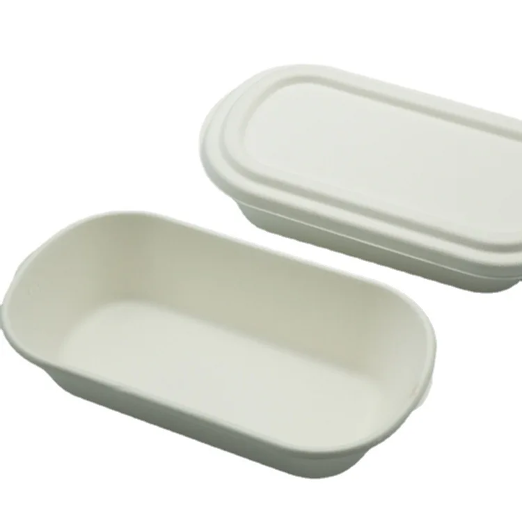 

Degradable lunch box food containers biodegradable lunch box paper lunch box, Customized color