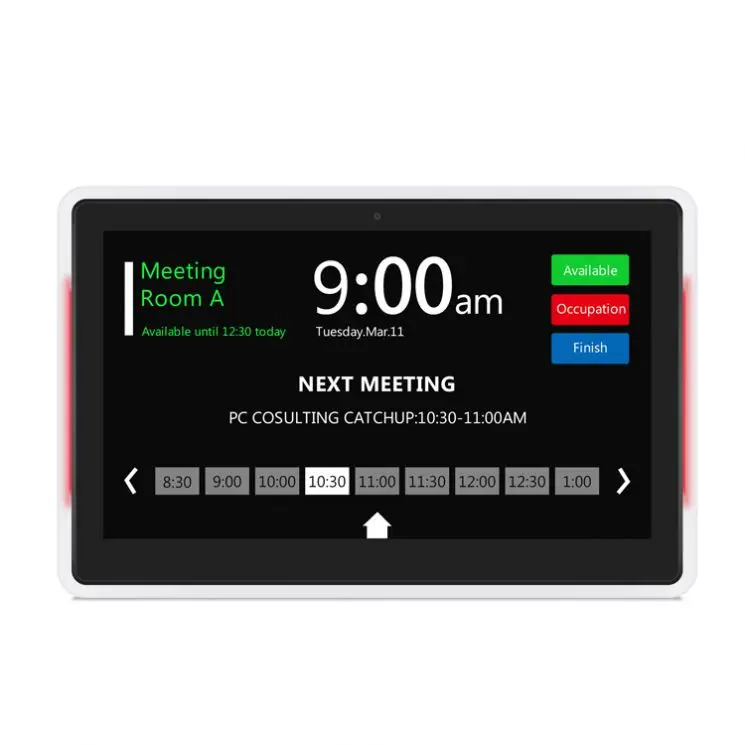 

All in one meeting room tablet 10 inch poe android tablet with led lights