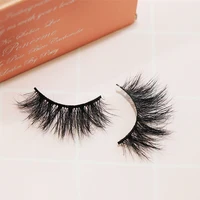 

Top Quality private label Make Your Own Brand Long Fluffy Siberian false eyelashes 25MM real 3d mink lashes