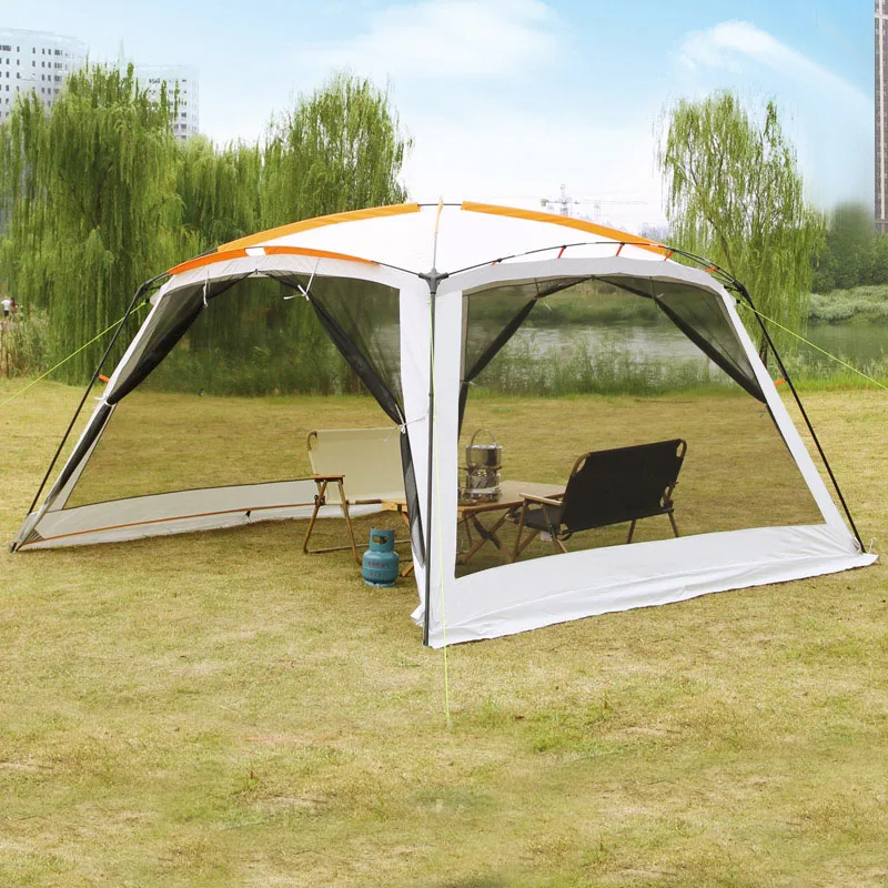 

Single Layer Good Quality 4 Corners Garden Arbor/Multiplayer Leisure Party Camping Tent/Awning Shelter Barbecue Tent Pergola