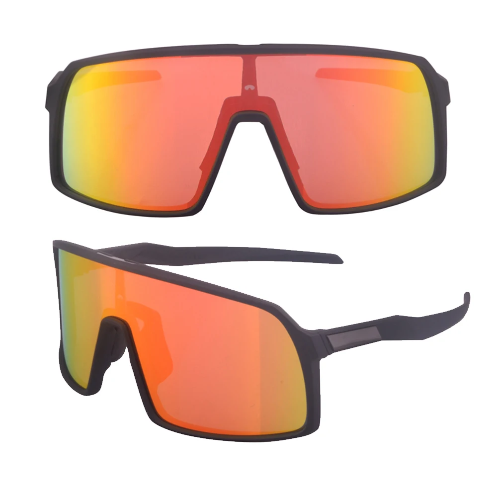 Usom Bicycle Novelty Prescription One Piece Mirror Coating Sport Sunglasses Glasses Cycling Bike Glasses