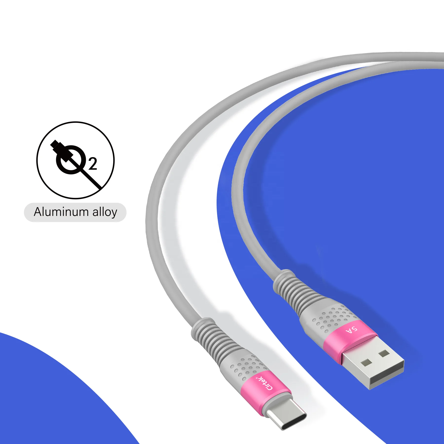 

Cirtek Free Shipping Original Data Transfer 5A 1M Fast Charging Cord Type-C USB Micro Data Cable de carga