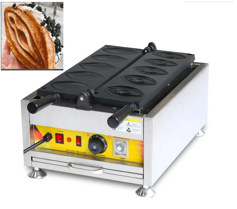 

Free Shipping Commercial stainless steel New Girl Vagina waffle maker Electric waffle making machine Pussy waffle machine