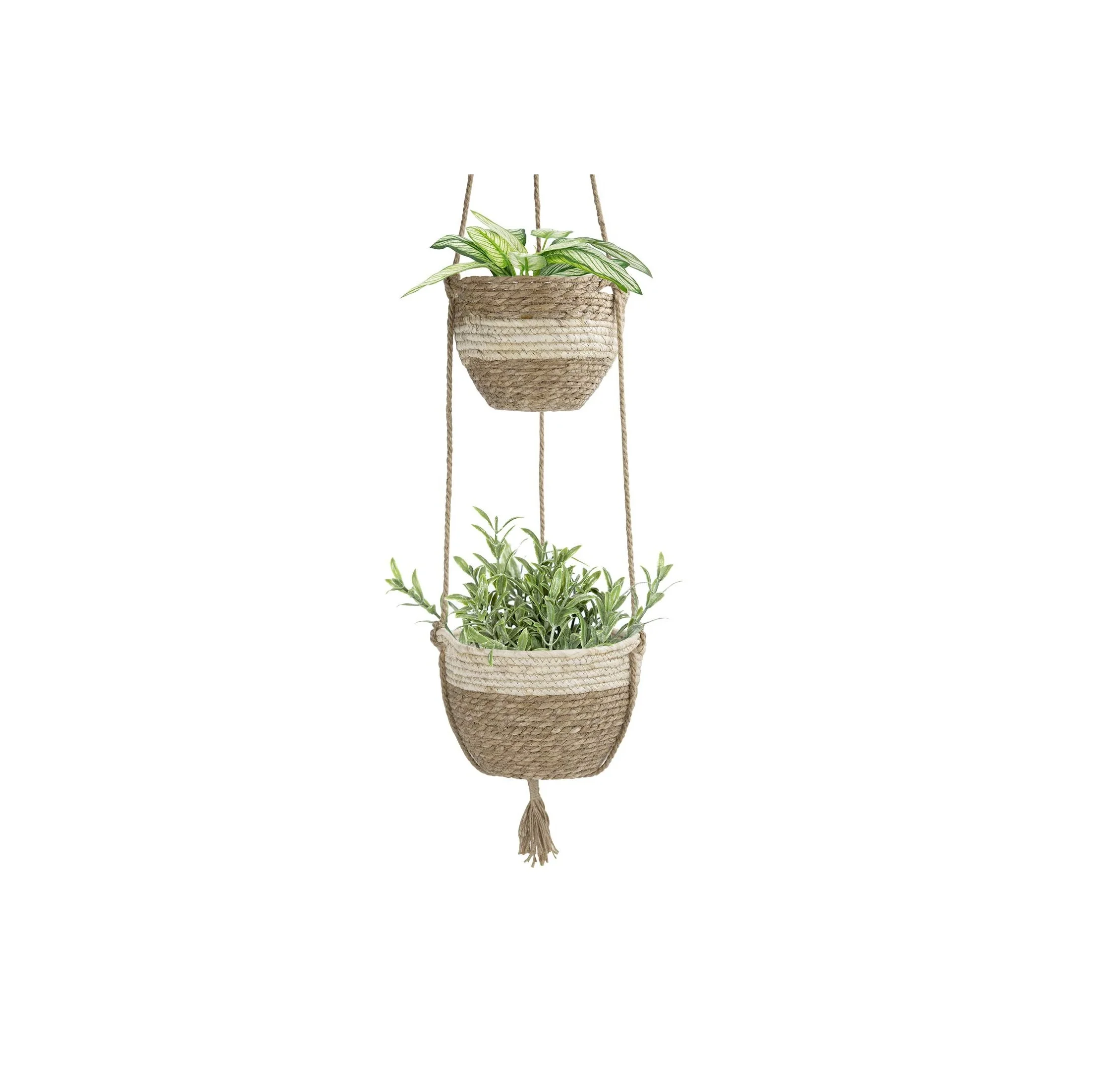 

Factory direct hanging Planter Basket Indoor Outdoor Natural Seagrass Flower Plant Pots Amazon hot sale home decor planter pot