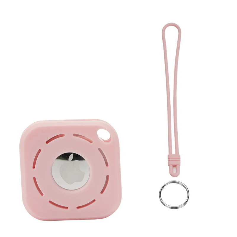 

New Arrival Silicone Strap Protection Cover For Airtag Protected Cover Anti-lost Soft Silicone Case Cover For Airtag, 10 colors