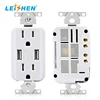15A/20A American Standard Electrical Socket UL Approved Tamper Resistant Receptacles Optional Night Light Free Wall Plate