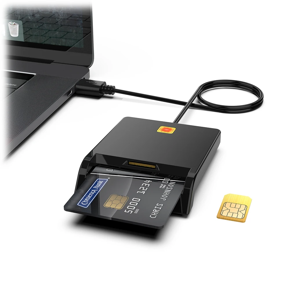 

Rocketek best seller Rocketek debit atm payment sim card reader manufacturer chip ID IC usb smart card reader writer