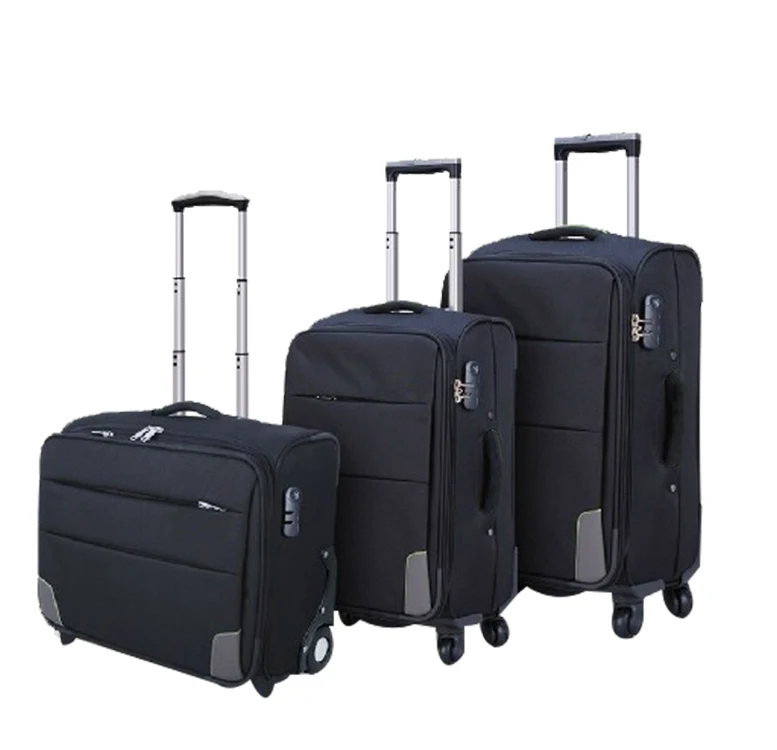 Business laptop soft travel bags suitcase airport luggage trolley