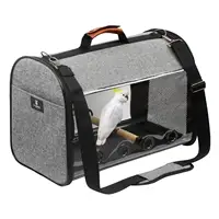 

Bird Travel Cage Bag Portable Pet Bird Parrot Carrier Transparent Breathable Travel Cage Lightweight Bird Travel Cag