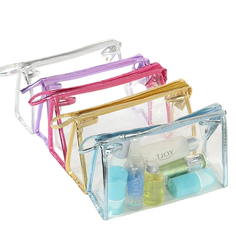 

Eco Friendly Neceser PVC Zipper PVC Clear Bag Waterproof Transparent Bag Cosmetic Makeup Bag