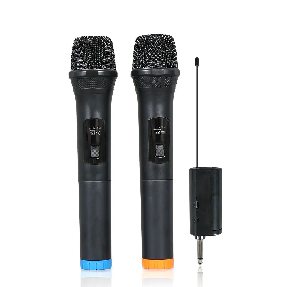 

Jibo MV01 new 2-channel wireless handheld universal microphone with receiver. Super low price factory direct sales OEM service