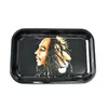 gold black blank custom logo printed oem tin metal weed raw herb tobacco joint smoke smoke table paper rolling tray