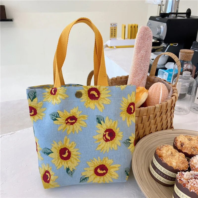 

Summer 2021 Small plain Custom Handbag Girl Mini carrying Small canvas Bag Lunch Mommy Small flap Bag Wholesale, Customized color