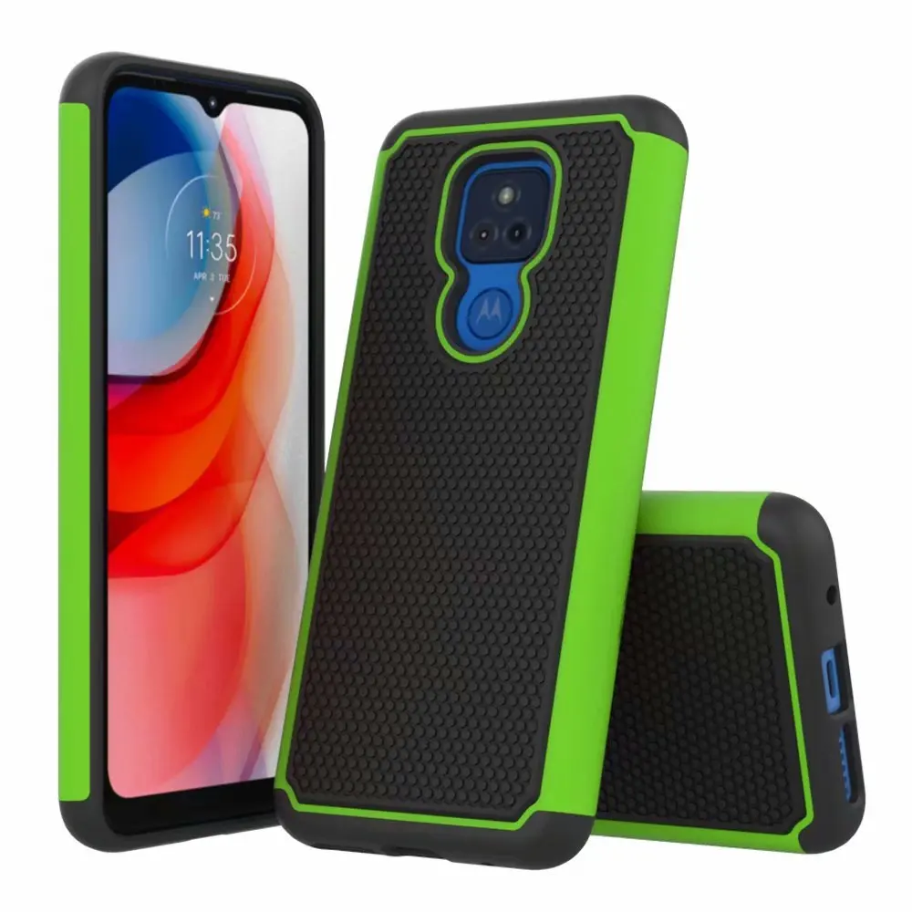 

Hybrid Case For Motorola MOTO G PLAY 2021 Football Textured Protective Phone Case Anti-Drop PC Tpu Case, As pictures