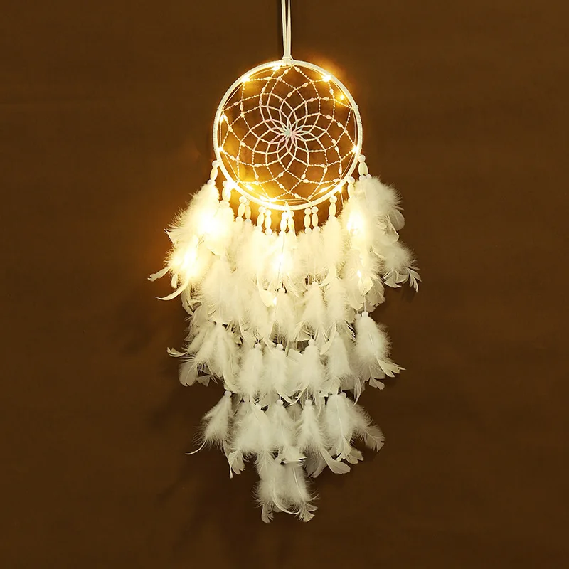 

Yun Dan Piao Ran Dreamcatcher Ornament Wind Chimes Diy Girly Heart Indoor Woven Dream Catcher Pendant, Picture color