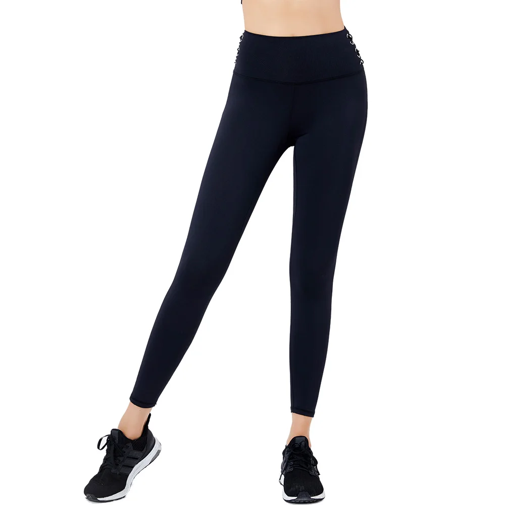 

Hot Selling 2021Yoga Pants Leggings Women Abdomen Hip Enhancer High Waist Elastic Fitness Yoga Leggings, Customized colors