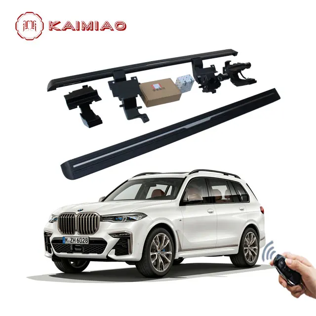 

Free shipping For BMW X7 2019 Electric Running Board LED SUV Automatic Side Step