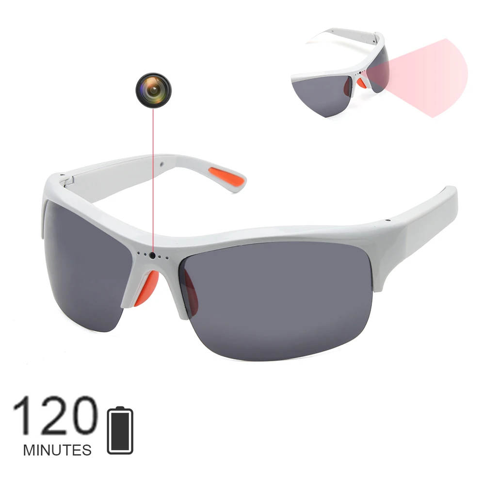 

High Resolution Camera Glasses Mini Women Men Sunglasses With Hidden Wireless Camera, Picture colors