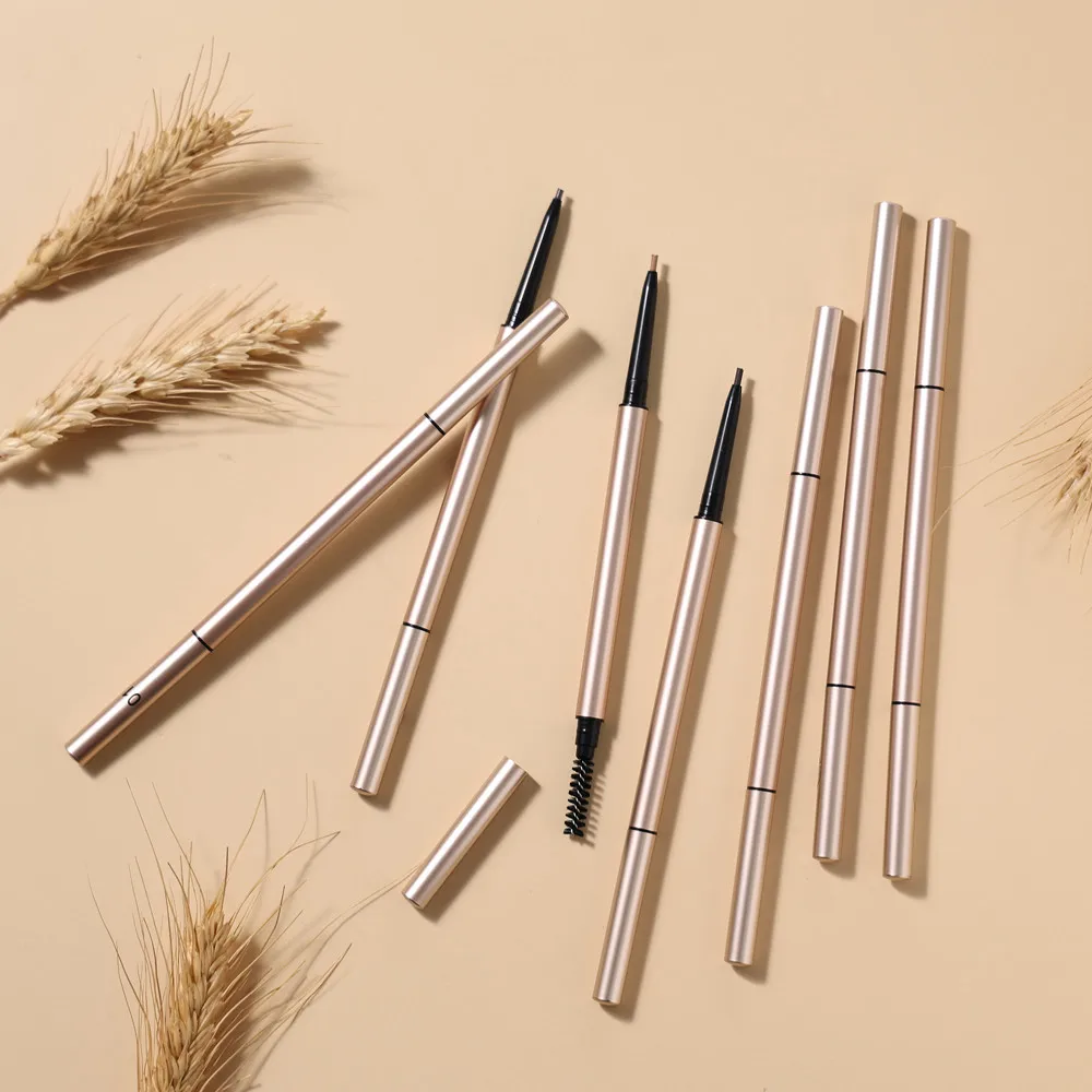 

custom label high pigmented Double Head Long Lasting vegan eyebrow pencil