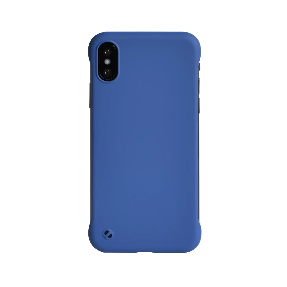 

2019 New Arrival Oil Print Matte Hard PC Black Cover Silicone Texture phone case For iphone X/XS, 8 colors