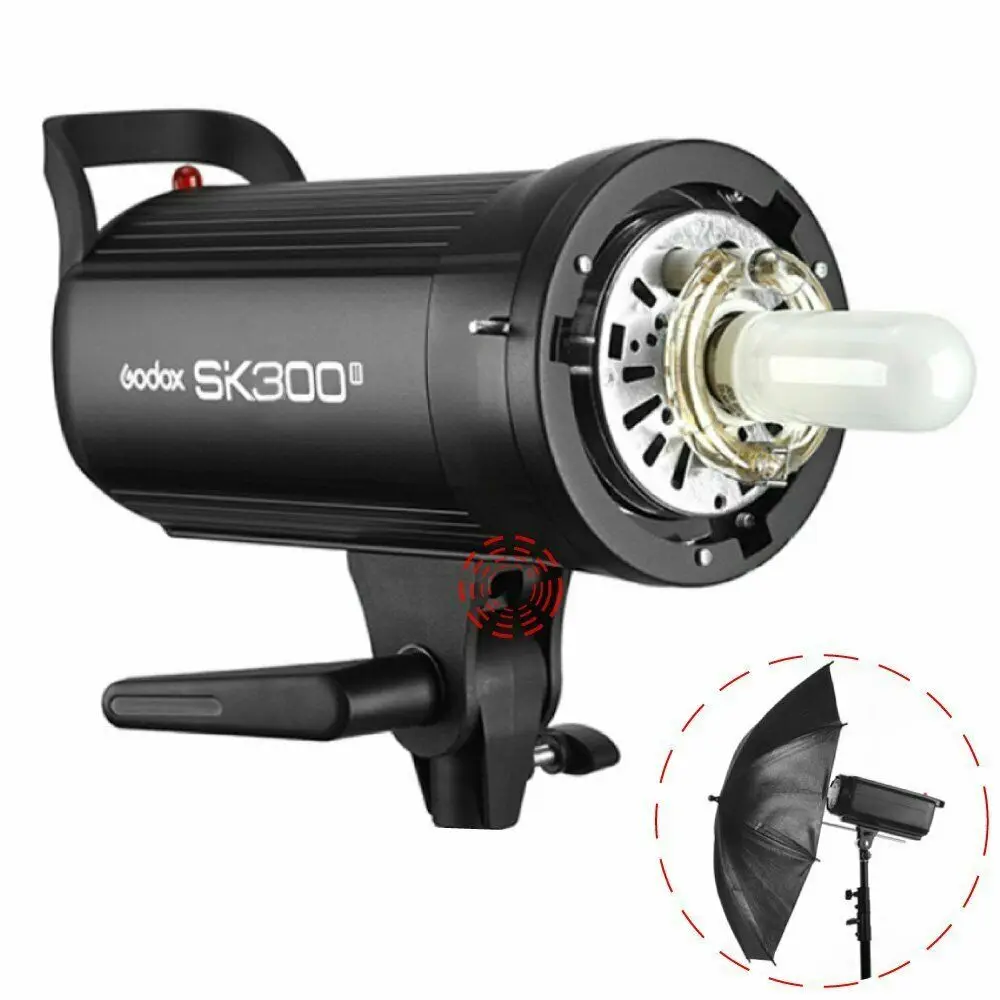 

Godox SK400II With Built-in Godox 2.4G Wireless X system Bowens Mount Strobe Flash for Photography Lighting