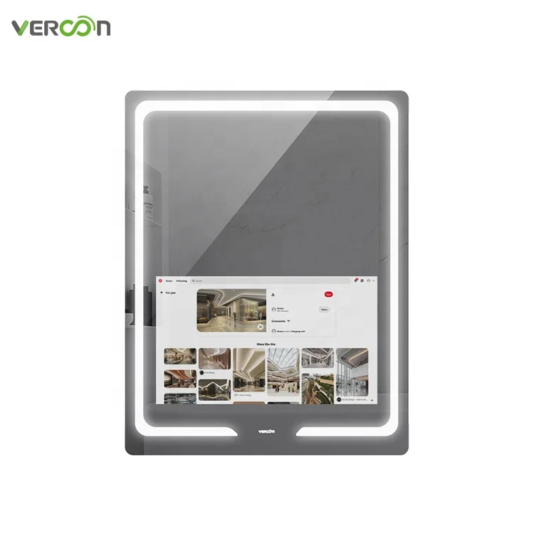 

Factory offers large android touch screen intellengent bath room mirrors smart magic mirror