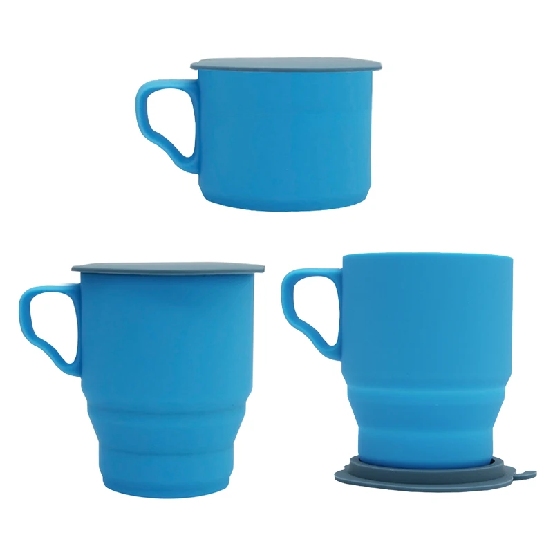 

Hot Sale Eco Friendly Office Printing with Handle cover Gift Accessories Customized Silicone Coffee Mug Cup