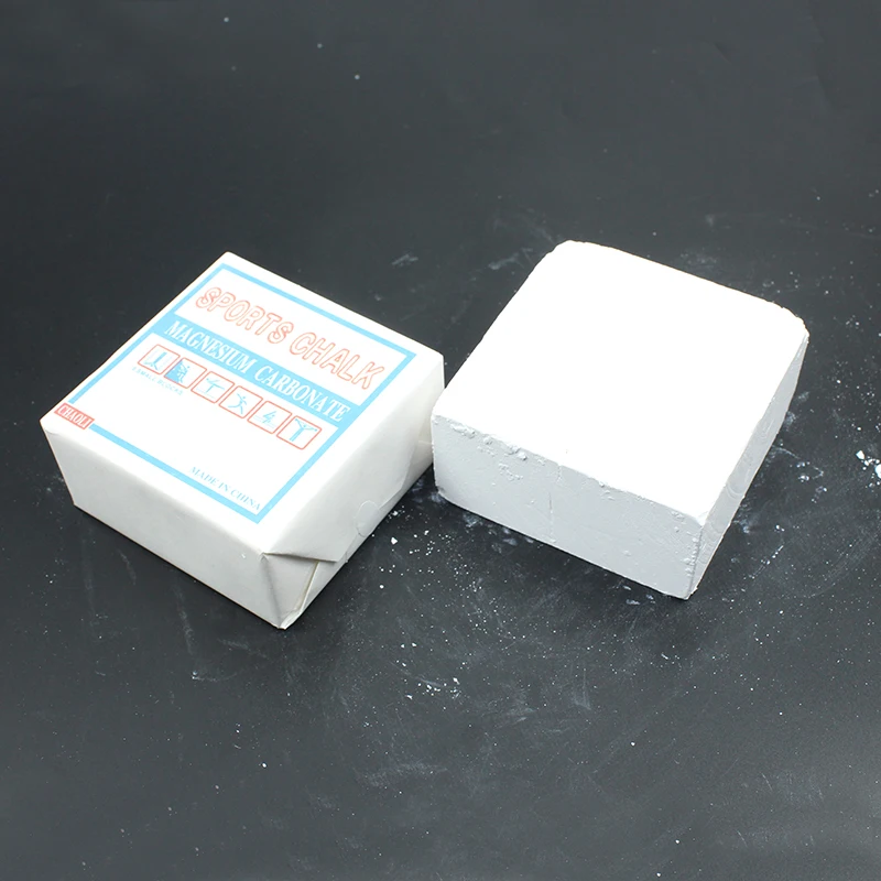 

Chinese High Quality Gymnastics Climbing Chalk Block Improve Grip Magnesium Carbonate No Slip Holder Station Add Additional, White