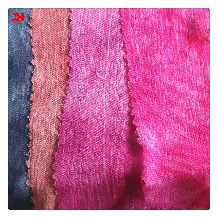

Kahn Crepe Rayon Crinkle Fabric Tie Dye Crepe Print Fabric For Dresses Garments Make