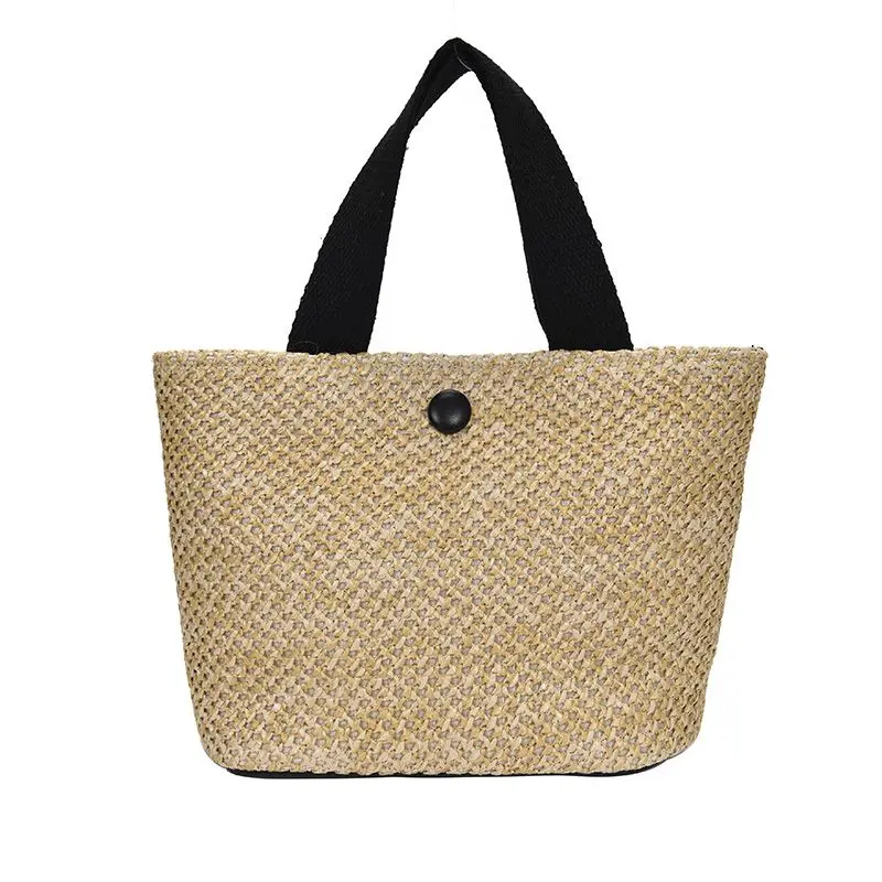 

Minissimi Sac A Main Femme Straw Handbag Beach Bag Vacation Woven Handbag For Ladies