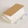 Kraft Paper Notebook Filler Paper Inserts Blank Dot Grid Notepad Diary Journal Traveler's Notebook Refill Planner Organizer